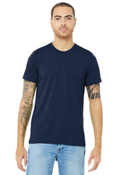 BELLA+CANVAS® Unisex Triblend Short Sleeve Tee - Solid Navy Triblend - XS